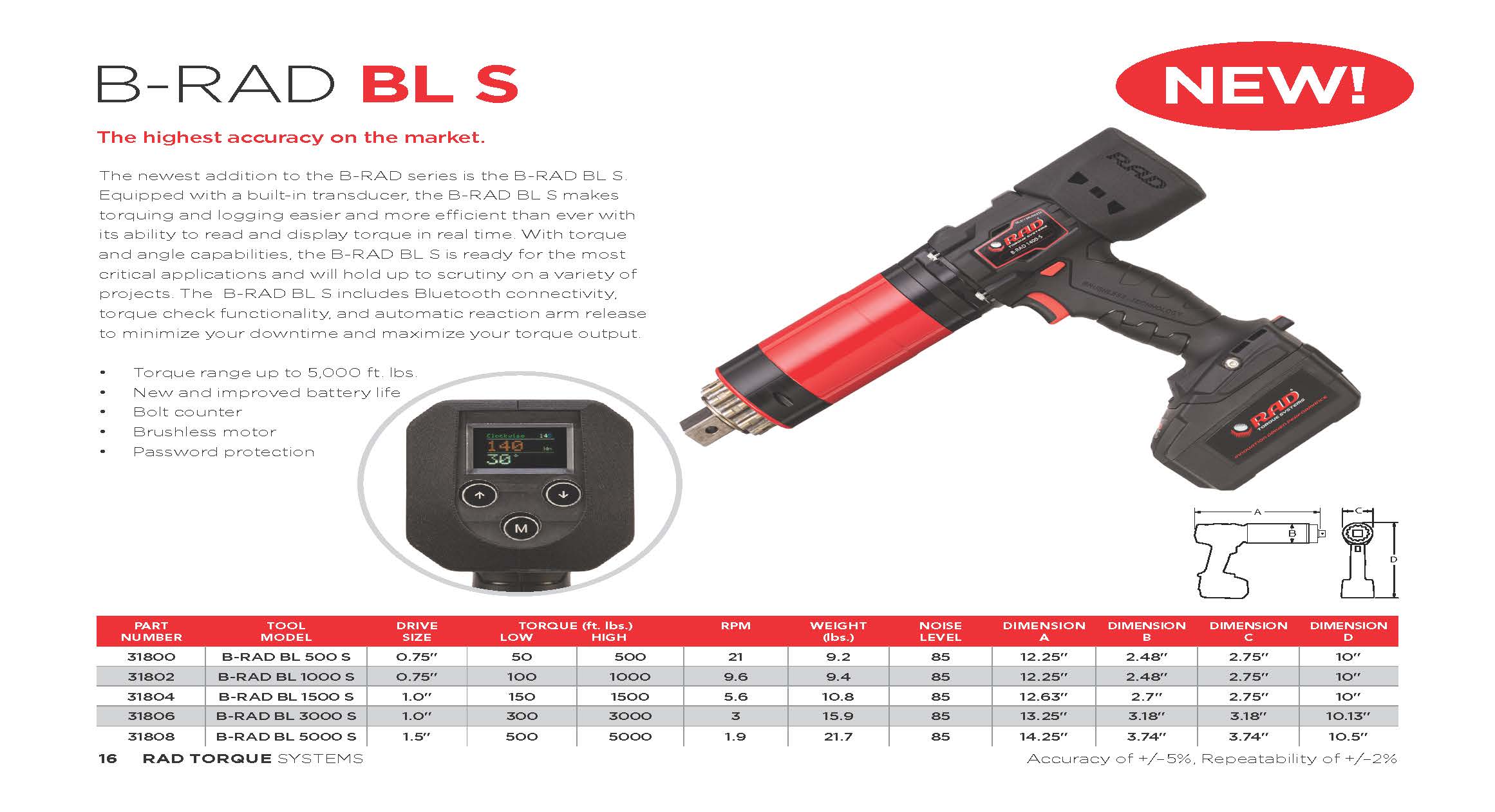 Rad-B-RAD-BL-S – Torque Tools Inc