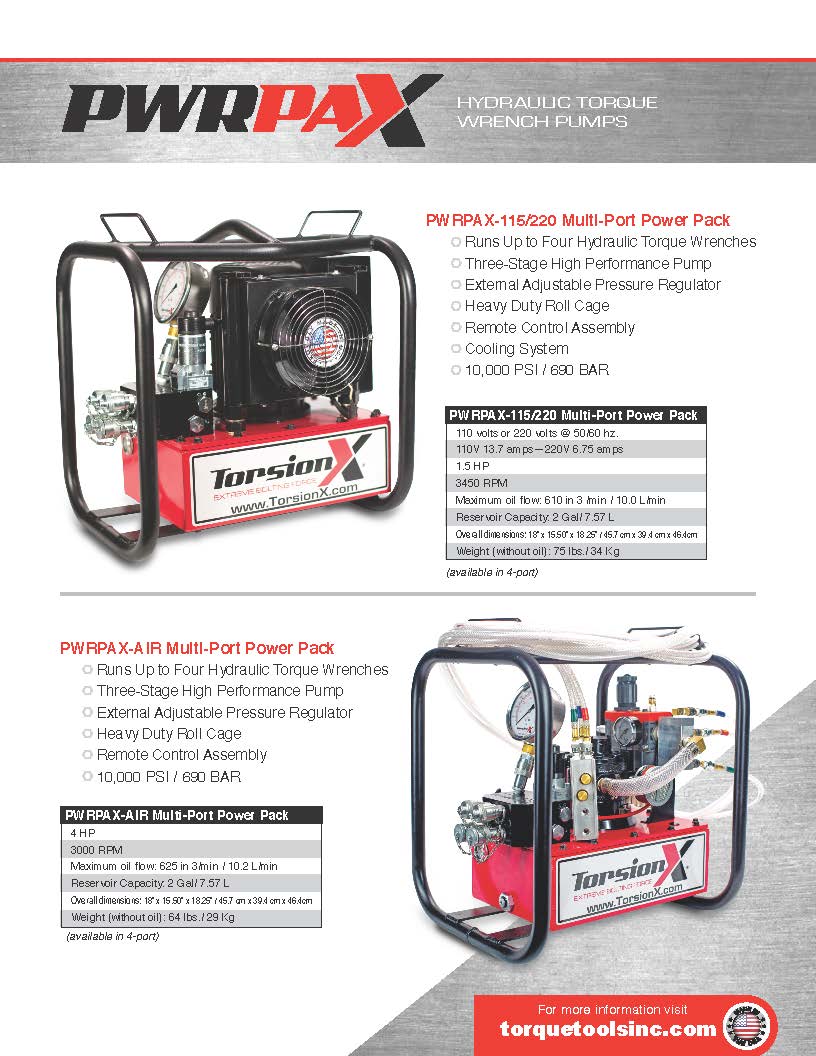 High Performance Hydraulic Torque Pump - Hydraulic Torque Wrenche Pumps